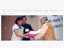 Tablet Screenshot of drmalini.com